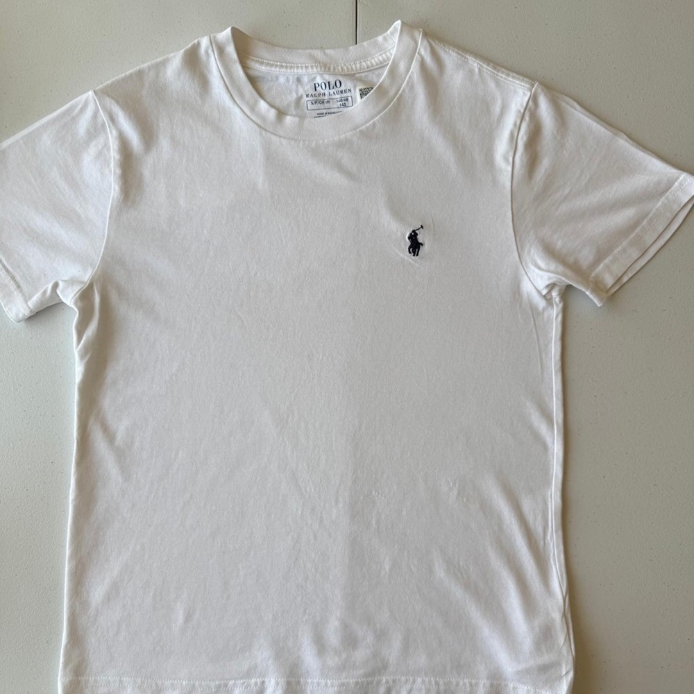 Polo by Ralph Lauren White Tee with Black Logo